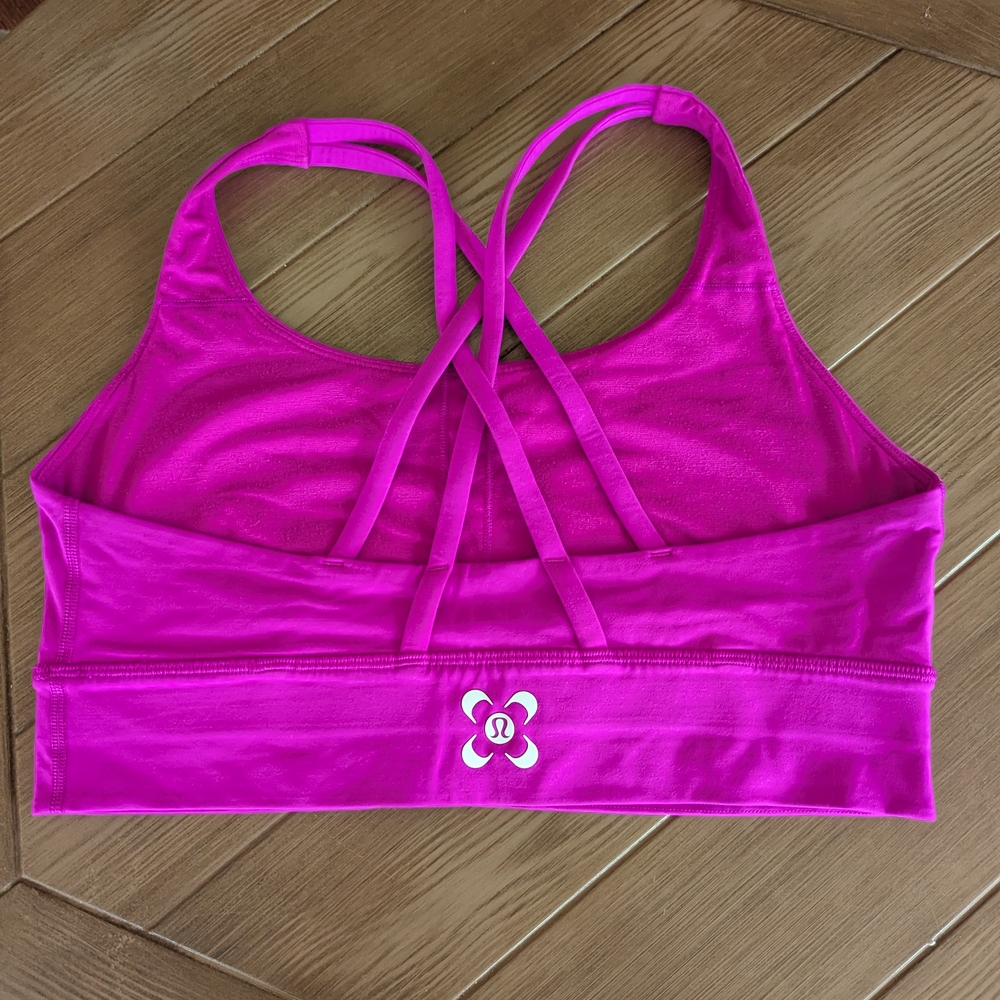 lululemon Long Line Energy Bra SeaWheeze - Picture 4 of 5
